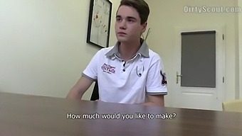 Straight Gay Boy Gets Interviewed And Fucked Hard