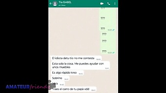 Step Aunt Sends Wrong Picture And Ends Up Having Sex