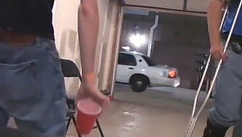 Interracial Group Sex Turns Into A Wild Orgy At A Party