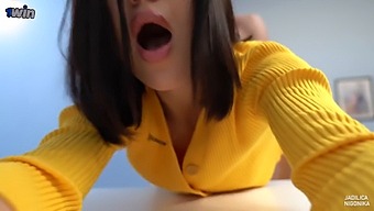 Jadilica'S Stepfather Helps Her With Homework In Erotic Way