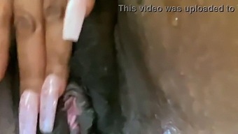 Femdom Talking Dirty During Female Ejaculation Scene With Fat Pussy
