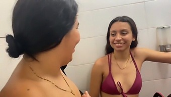After Kissing My Friend And Her Stepsister, We Head To The Pool