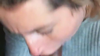 Amateur Blonde Gives Deep Oral And Receives Cumshot